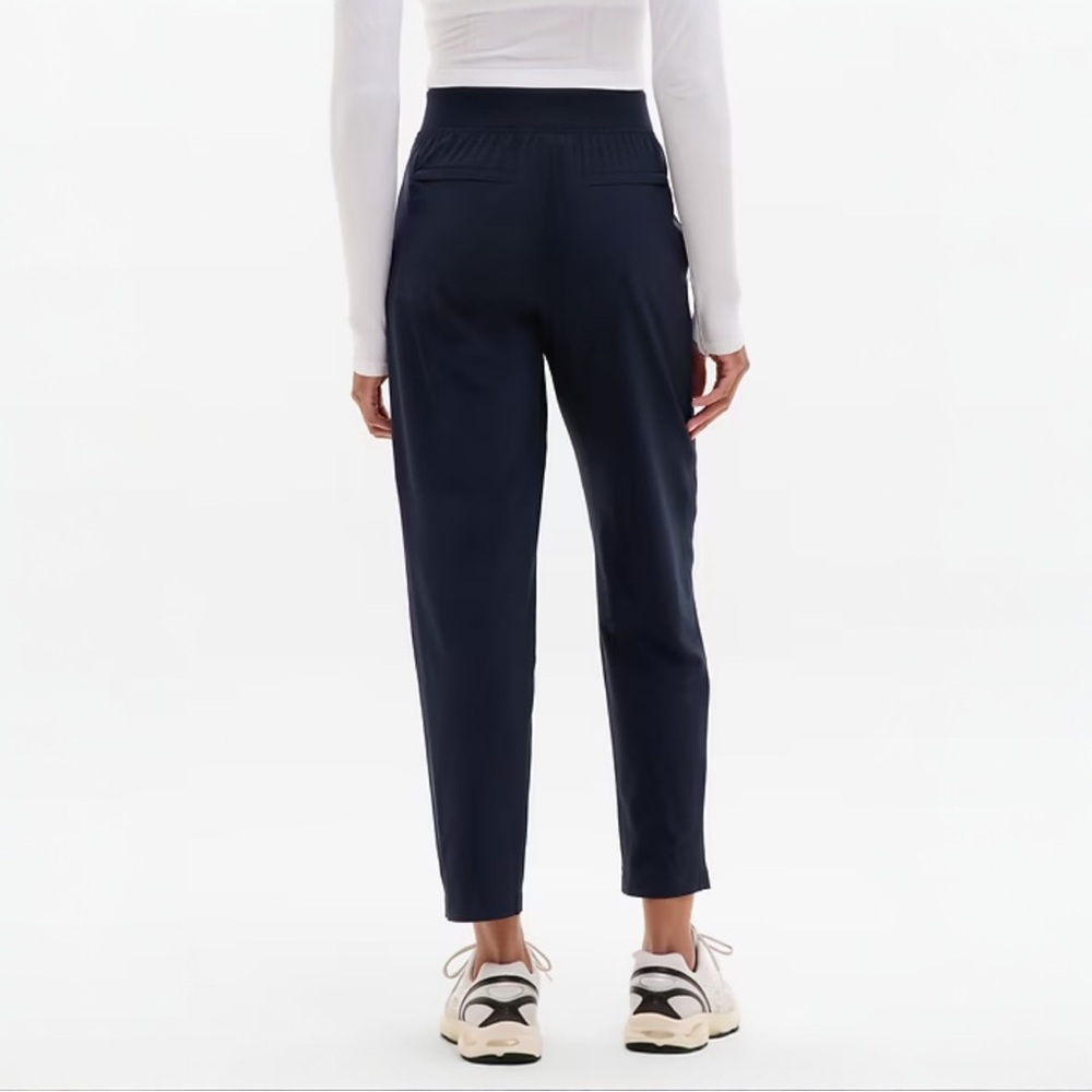 Athleta Brooklyn Mid Rise Ankle Pant NWT Navy - Picture 3 of 10